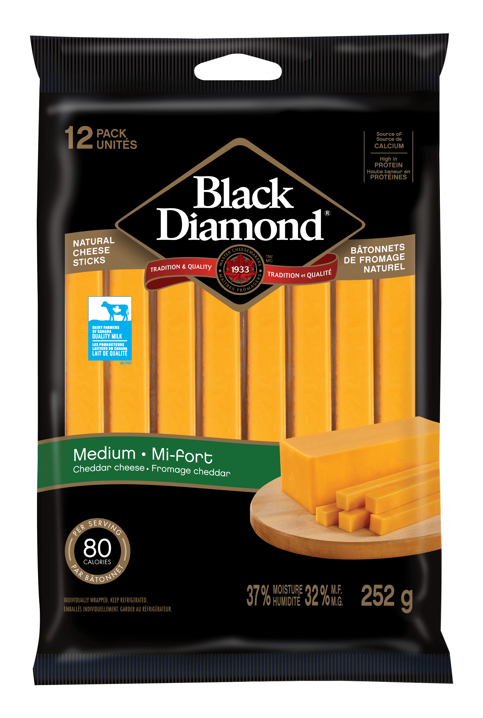 Medium Cheddar Cheese Sticks