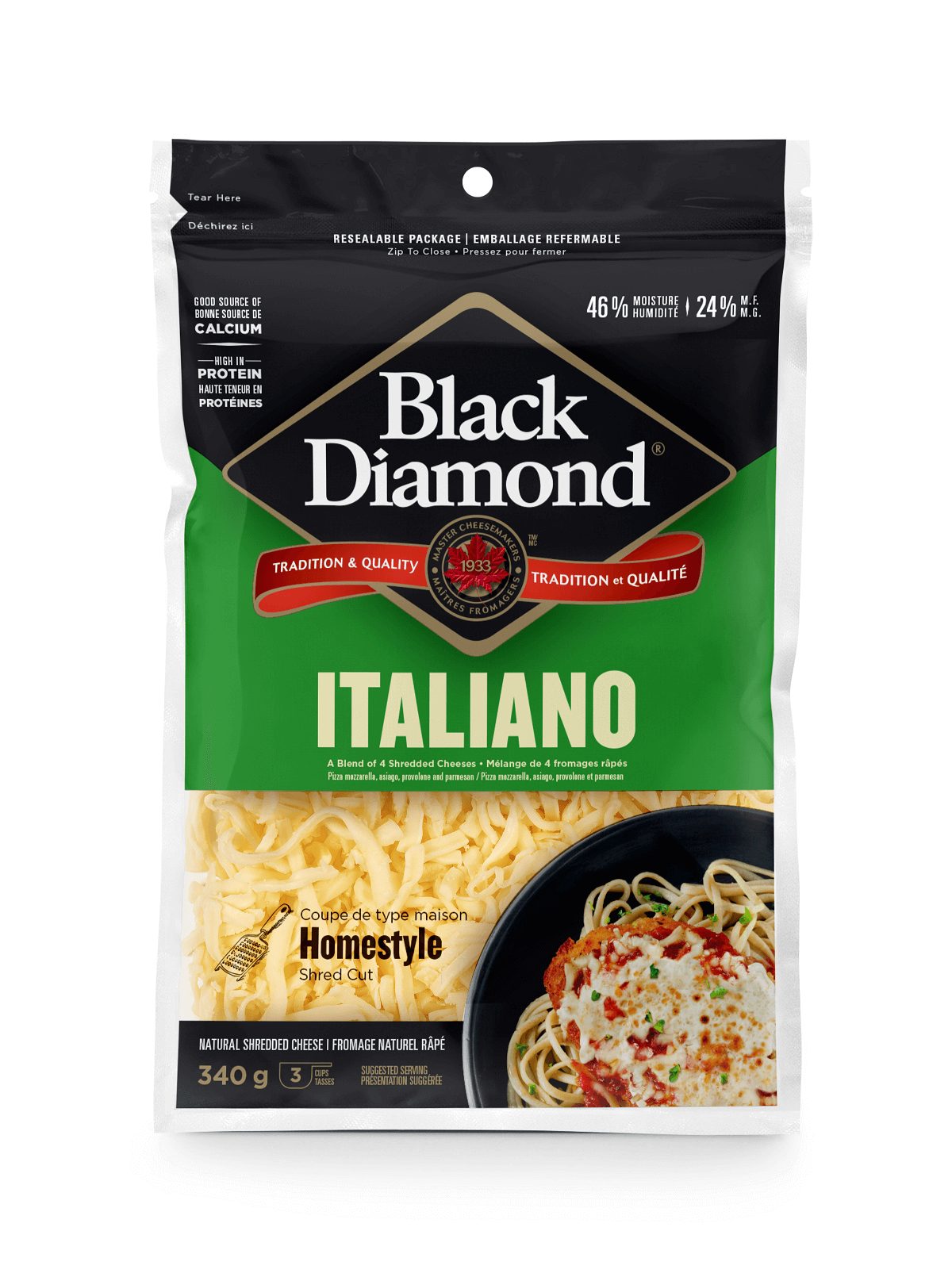 Fromage râpé Italiano 340 g